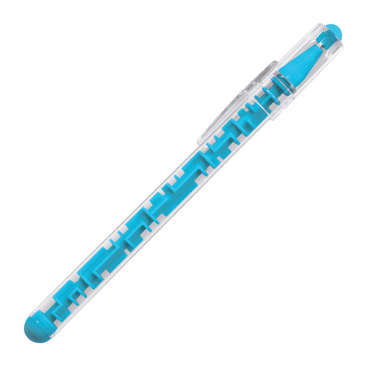 Light Blue Logo Maze Pens